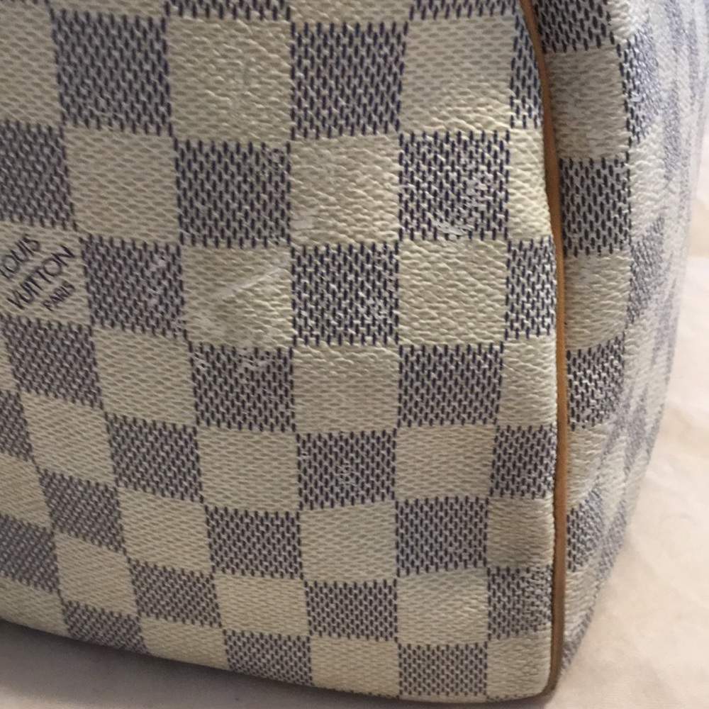 Authentic Louis Vuitton Damier Azur Speedy 35 - Picture 6 of 8